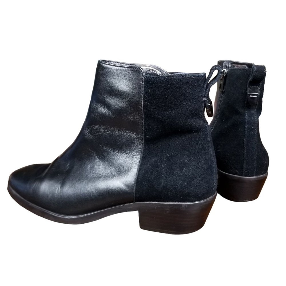 Coach Women's Black Carmen Leather Ankle Bootie Boot … Gem